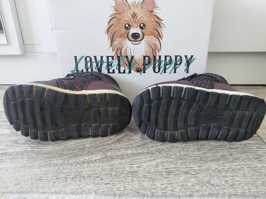 Кожаные ботинки осень/весна 25 р-р