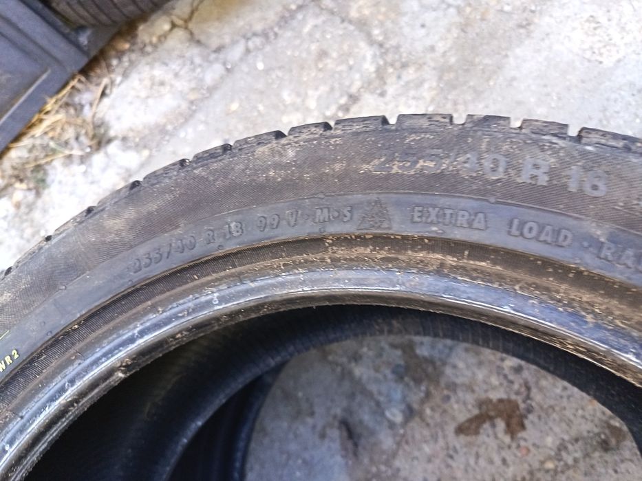 Anvelope MS iarna 255 40 18 continental 2023 6.2mm