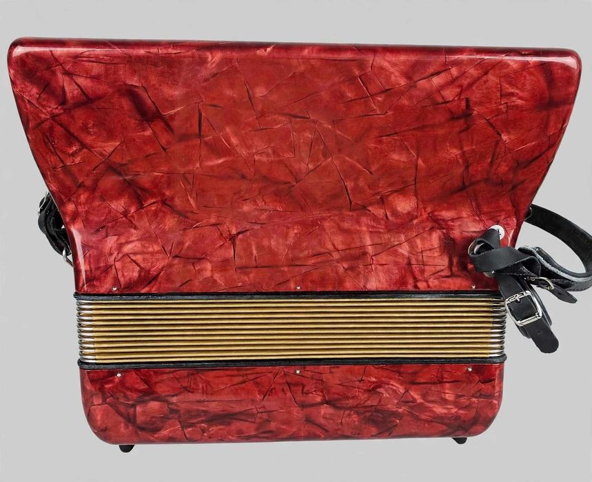 Acordeon bohner 72 basi rosu
