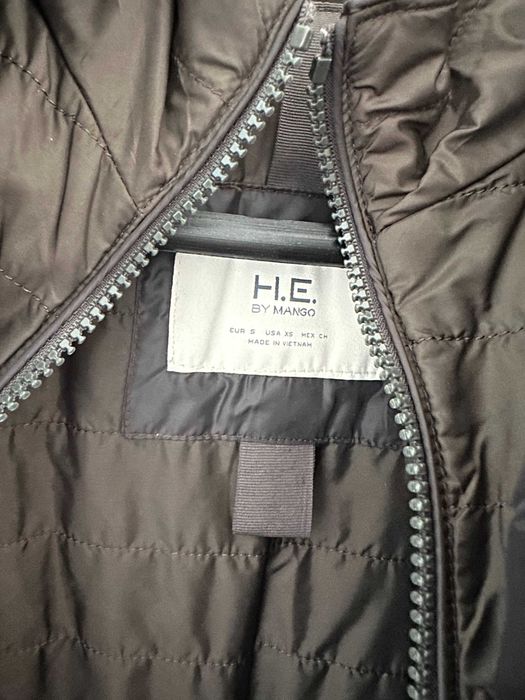 geaca Mango, marime S/M, verde inchis-khaki, water repellent