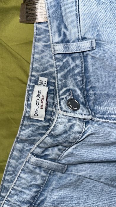 Джинсы светло синие balloon