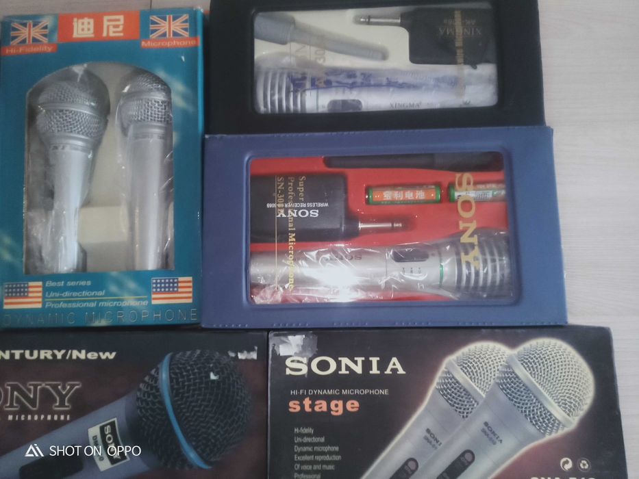 Микрофоны SONY Samsung Panasonic Fengi