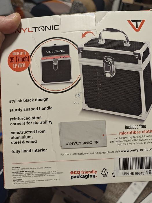 Caz pentru discuri de gramofon Vinyl Tonic