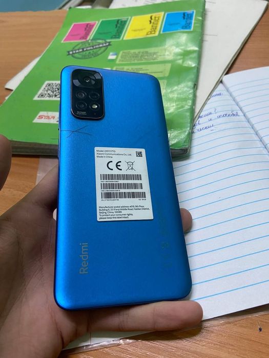 Redmi note 11 очень хороший 4+4/64 Гб