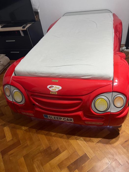 Pat copii masina H 80., L 120, l 60