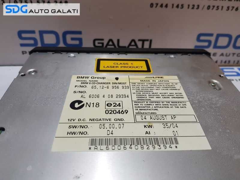 CD Changer Magazie CD CD-uri BMW Seria 5 E60 2003 - 2010 Cod 6956939