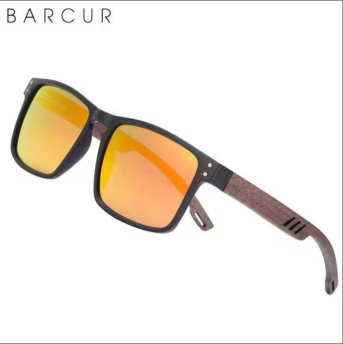 BARCUR дървени слънчеви очила унисекс