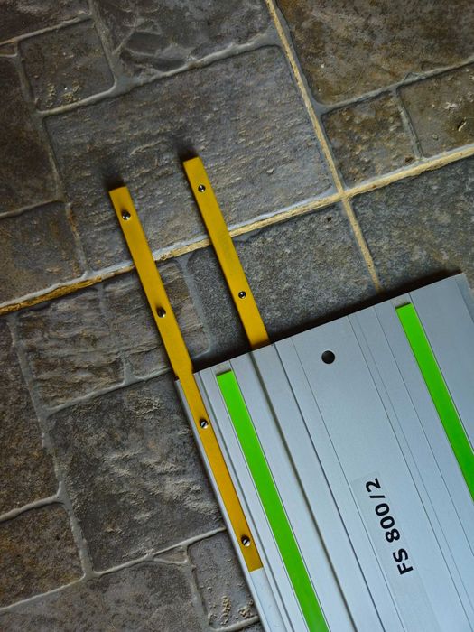 Set 2 Conectori Șină Festool FS / FS/2 | Strângere pe Șurubelniță Dreaptă