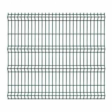 Vând panouri gard bordurate zincate, plastifiate, verde RAL6005–4,2 mm