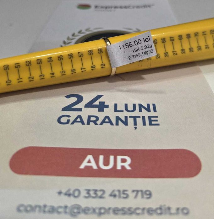 Inel de aur (AG32 B27069.1) 2 ANI GARANTIE!
