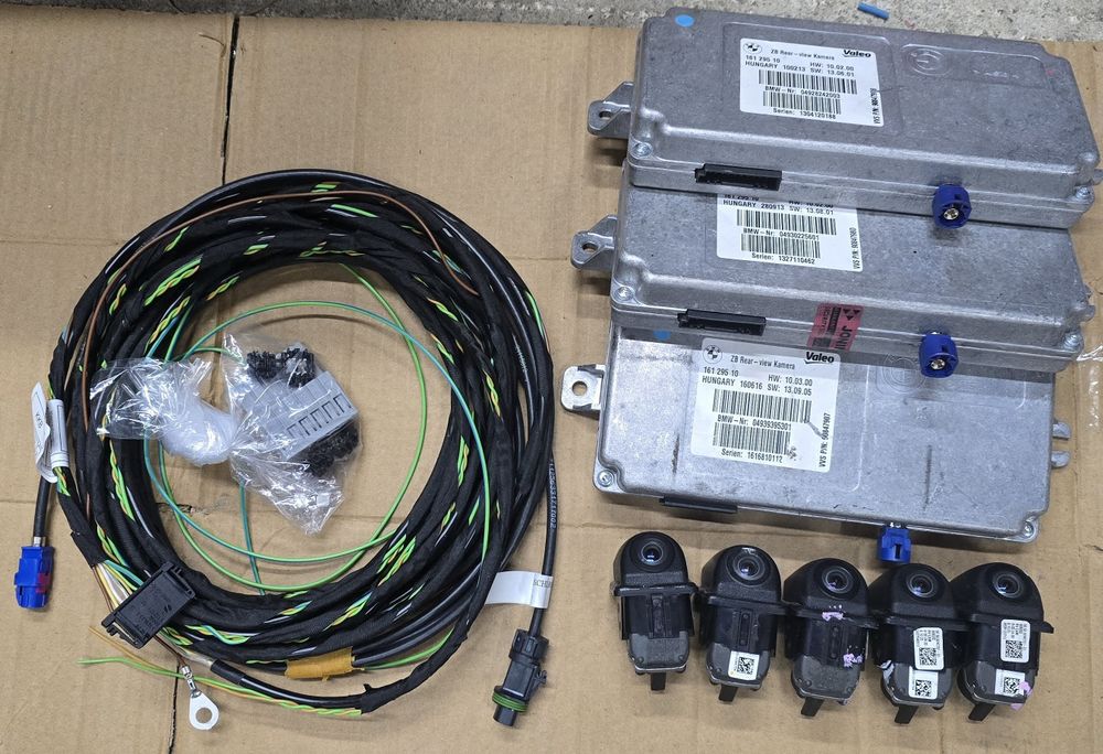 Kit complet pentru retrofit camera marsarier bmw serile F,f10,11,25,26