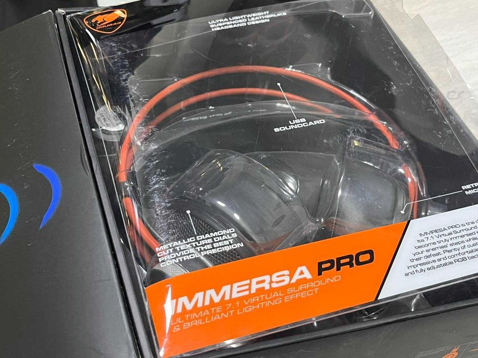 Гейминг слушалки Cougar Immersa Pro