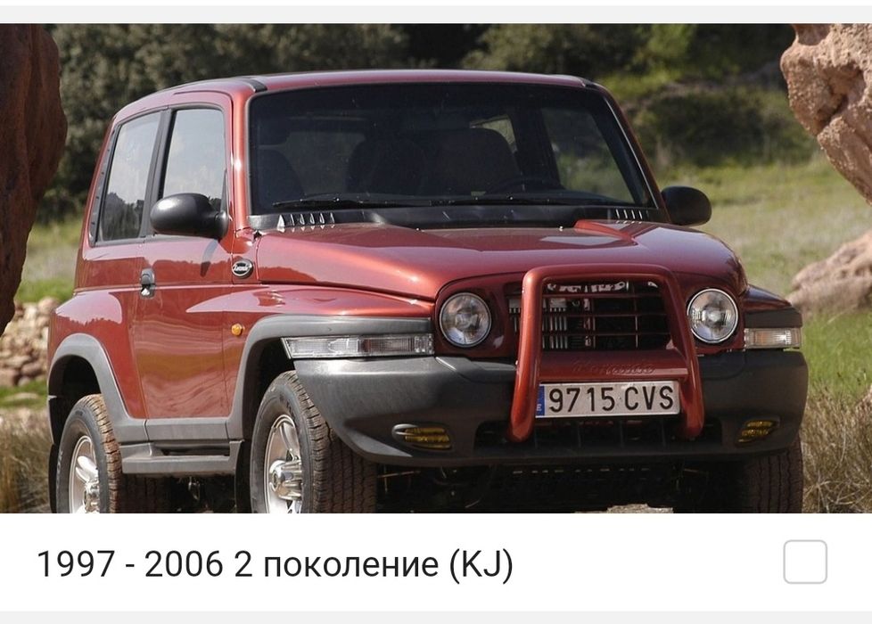 Запчасти SsangYong Korando  СсангЁнг Корандо