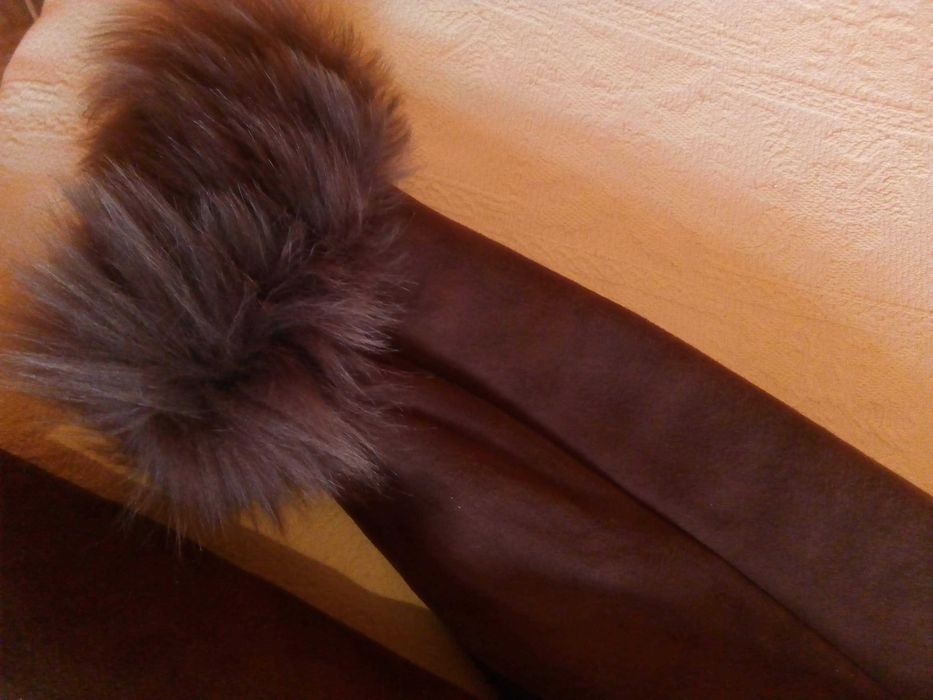 зимно кожухче от естествена кожа