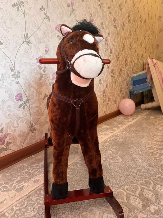 Кочалка лошадка игрушка