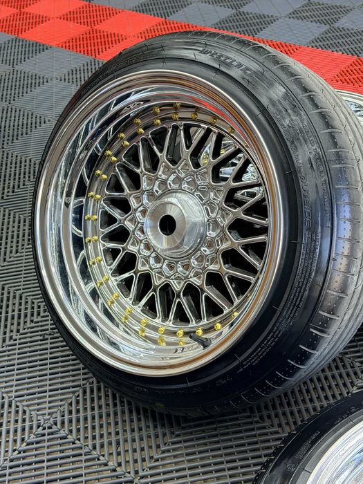 Jante Aliaj Cromate / Full Chrome 4x100 - 4x108 16 Cu Anvelope De vara 205 45 16