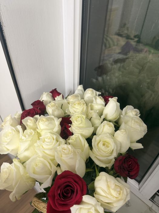 Цветы Алматы розы