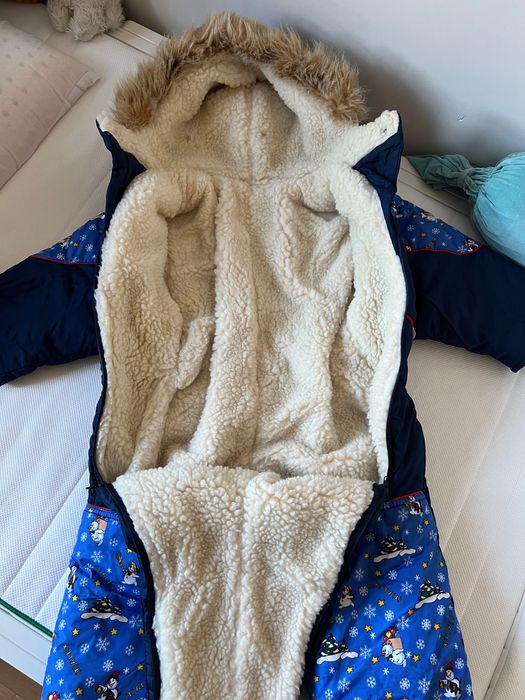 Изключително топла детска грейка с вълна, 80-86 см