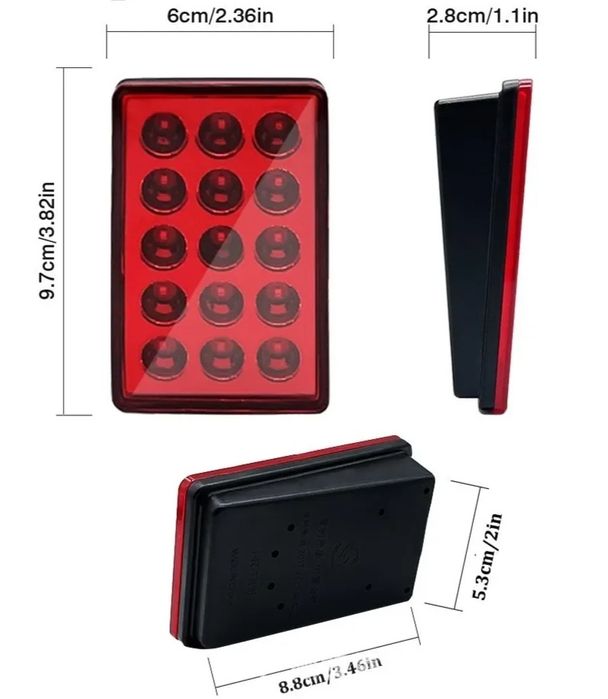 Lampa led F1 Stop frana Formula 1 Stop Suplimentar Frana Flash Stobo