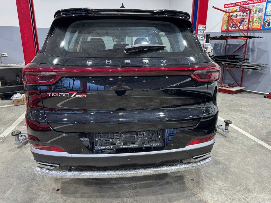 Защита переднего и заднего бампера Chery tiggo 7 pro
