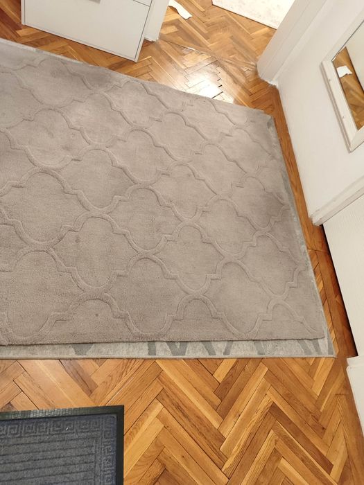 Covor simplu bej 230x150, gros