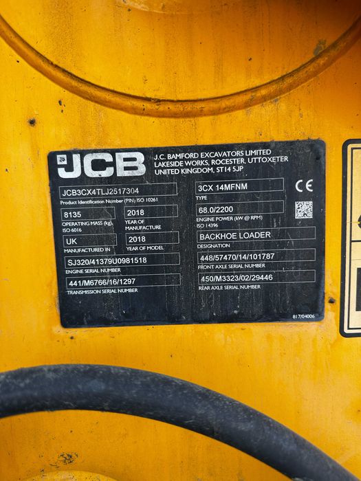Buldoexcavator JCB 3CX Eco 2018