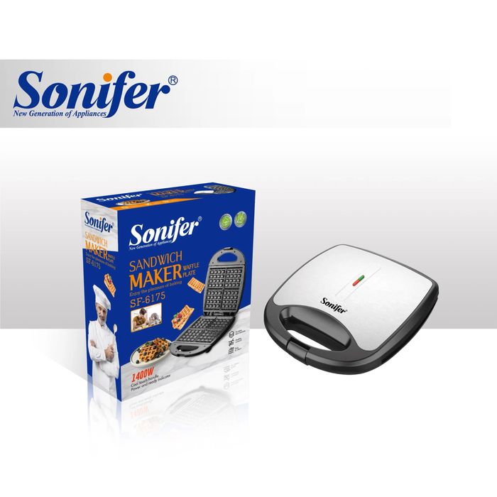 Доставка! Электрическая Вафельница Sonifer SF-6175