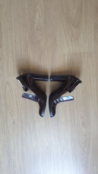 Pantofi piele 36, stare f buna