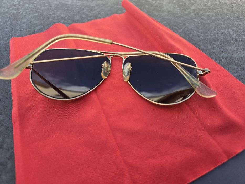 RayBan Gold Metal Aviator ochelari soare copii