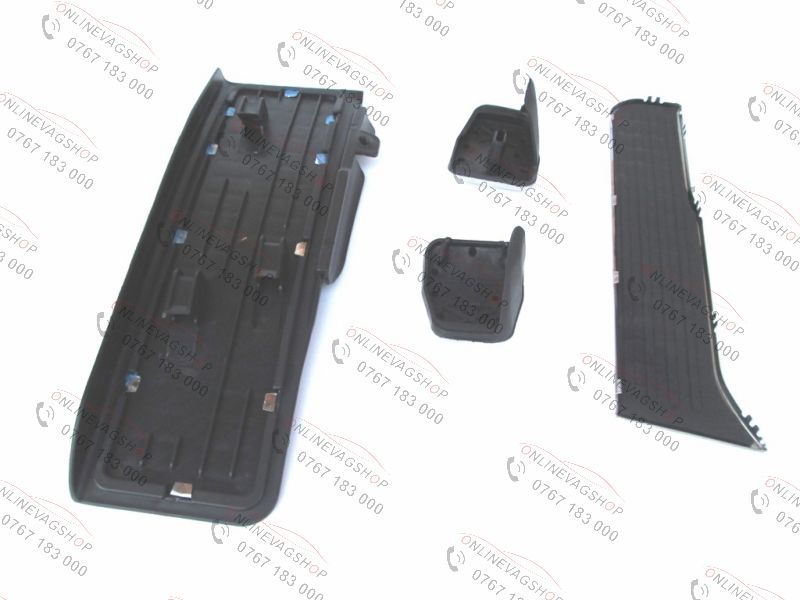 Pedale Inox + footrest pentru VW Golf 5 Jetta, Tiguan, Eos