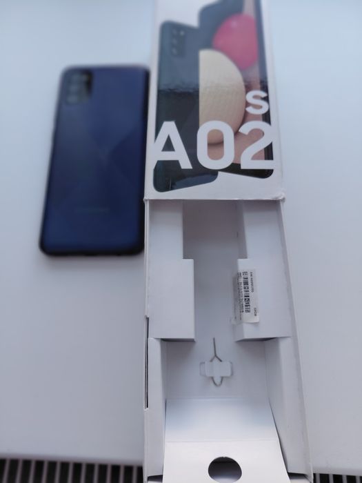 Смартфон Samsung Galaxy A02s, 32 ГБ, синий