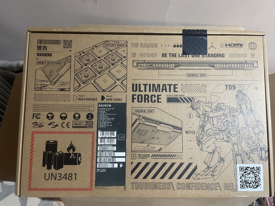 Ноутбук Asus Tuf gaming 17.3
