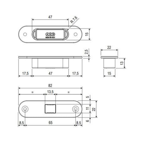 Механизм фиксатор Fissi Legno AGB