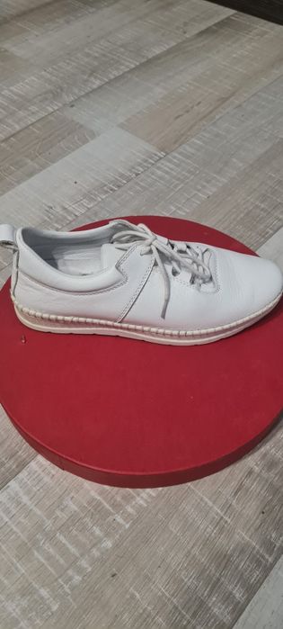 Ghete piele naturala albi, vara, primăvară, toamna