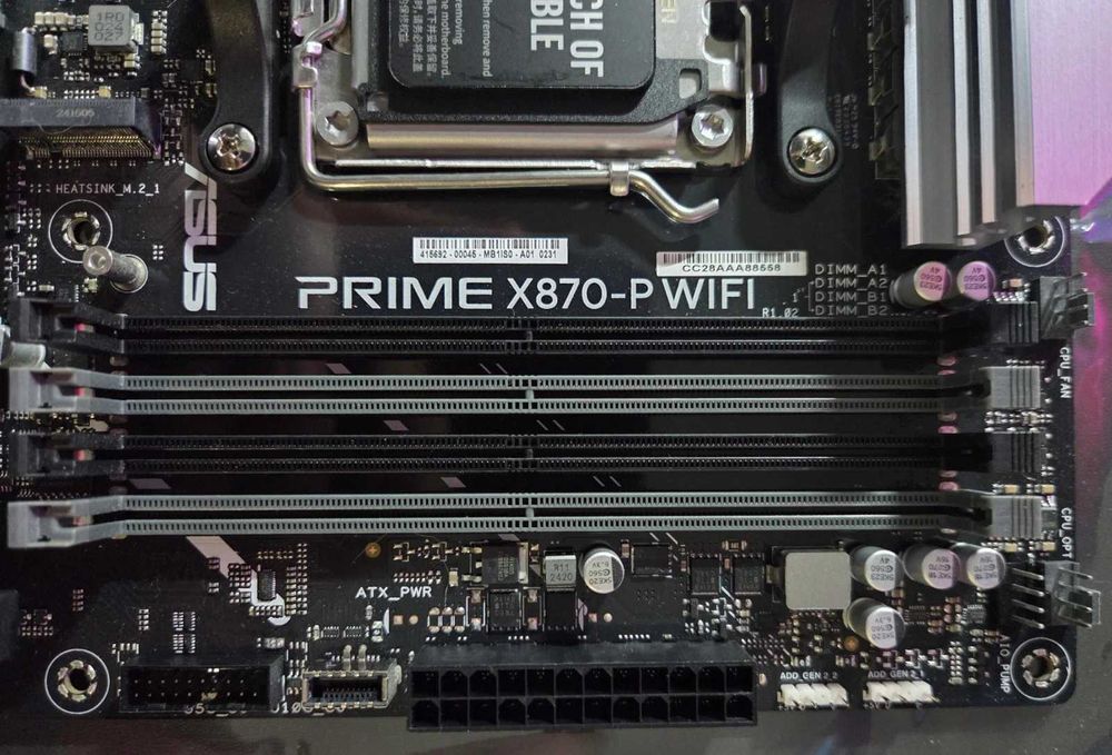 Дънна платка ASUS Prime X870-P WIFI AM5