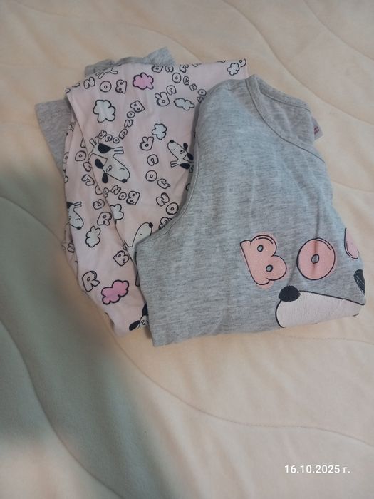 Дрешки 134 размер, кожена пола,Екип