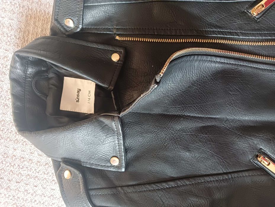 Кожаная куртка детская