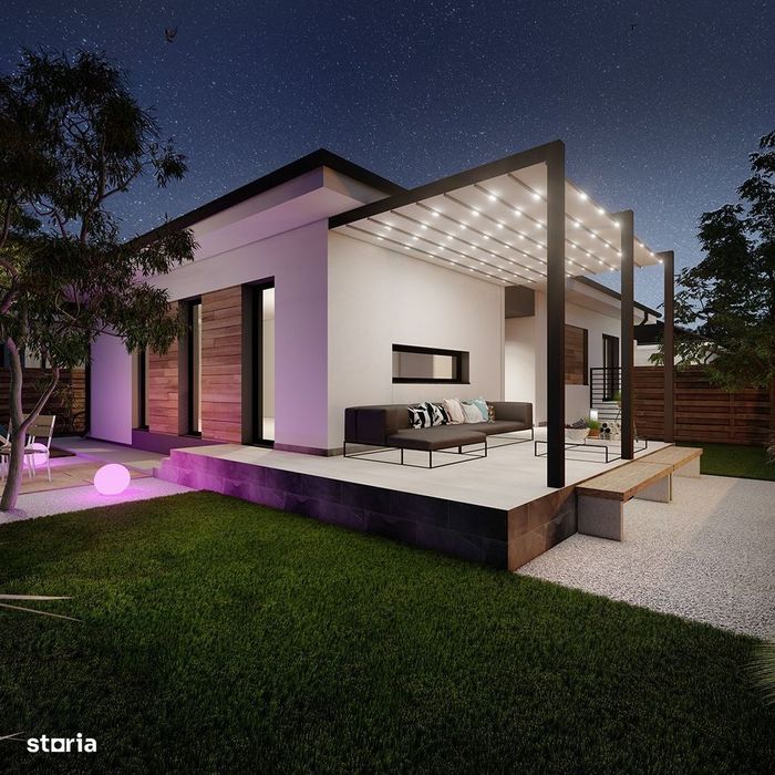 Casa nZEB cu ventilatie HVAC | Pompa de caldura |Panouri fotovoltaice