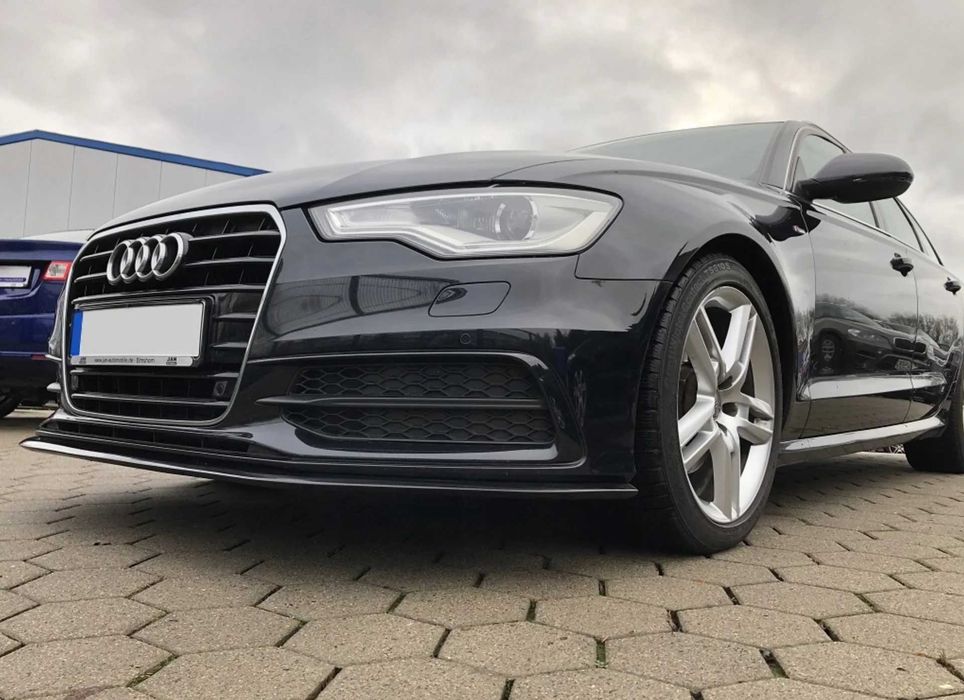 Prelungire bara fata fusta spoiler lip AUDI A6 C7 11-14 S6 S-LINE