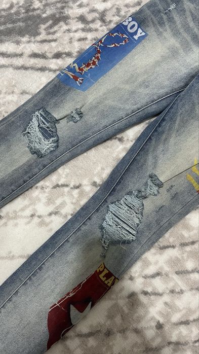 Amiri&playboy slim fit jeans