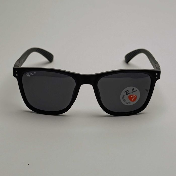 Слънчеви очила с Поляризация Ray Ban Wayfarer Унискес Бели Черни