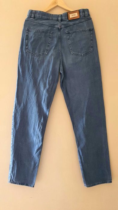 Светлосини мъжки дънки Hugo Boss W33 L34 (размер M/L) 100% памук, без забележки