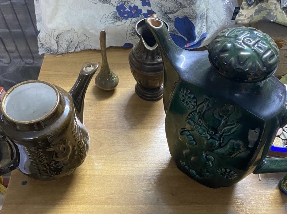 Фарфоровые и бронзовые изделия