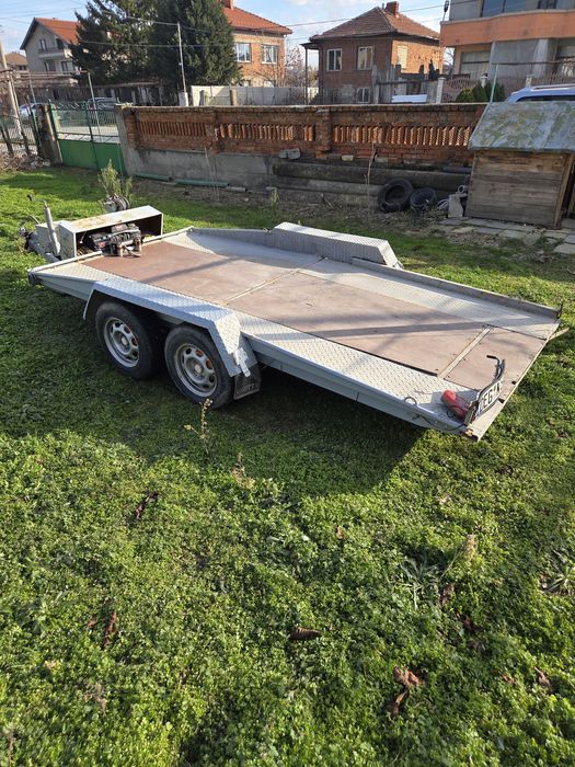 Платформа с лебедка