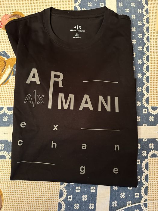 Tricou subtire din colecția Armani Exchange original
