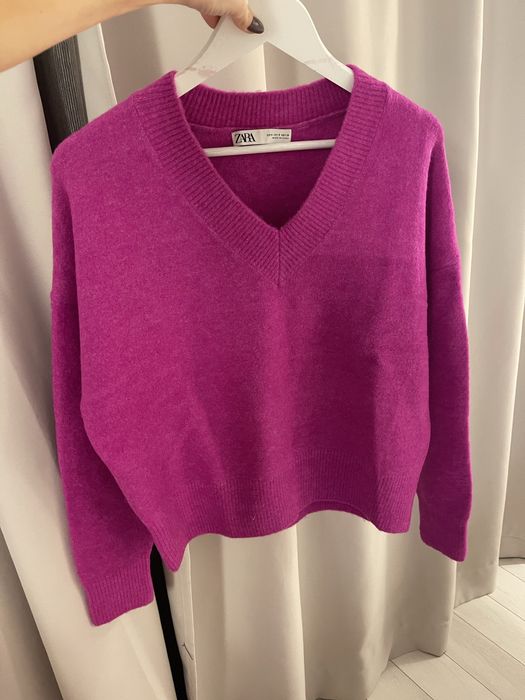 Цикламен пуловер Zara