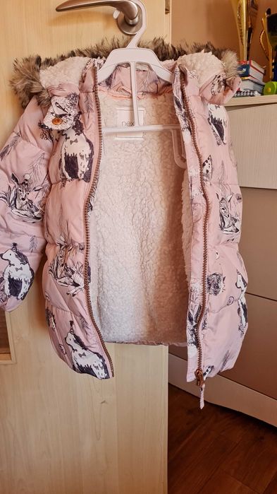 Geaca iarna fete Next 3-4 ani merge mai mult, stare excelenta