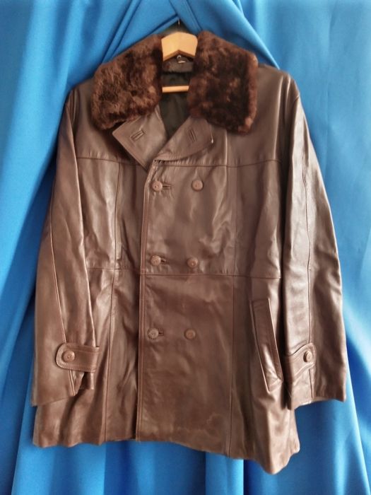 Мъжко кожено яке 3/4