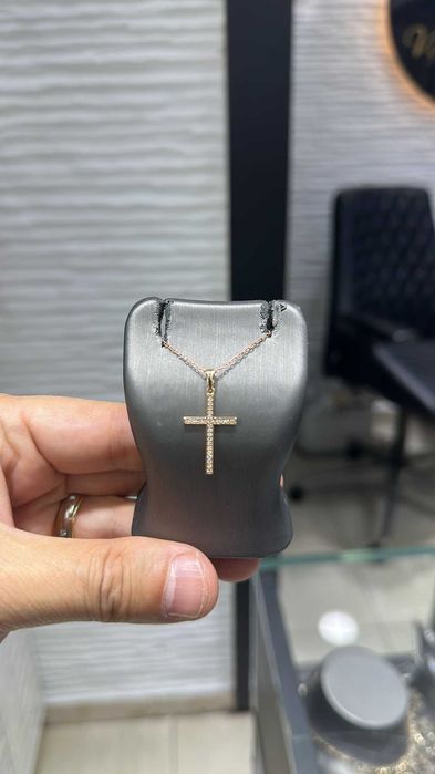 14K Rose gold Pandantiv 0.3 carate diamante