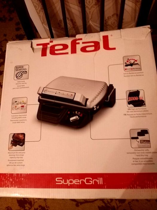 продам новый электрогриль ТEFALL-Super Grill.